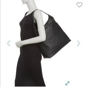 EVERLANE The Boss Black Leather Hobo Bag